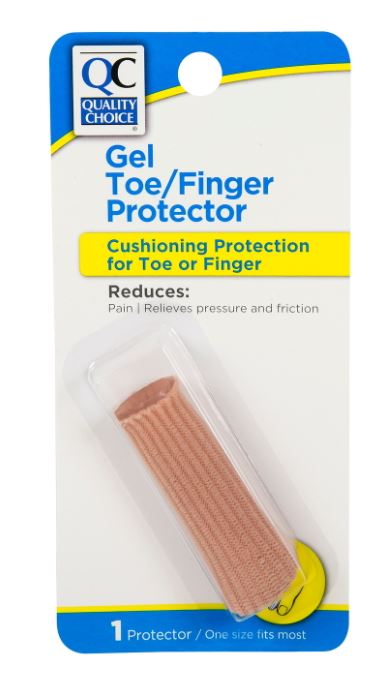 QC GEL TOE/FINGER PROTECTOR ONE SIZE PK/1