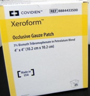 XEROFORM PETROLATUM DRESSING 4 X 4" (25)