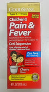 GS APAP CHILD SUSP D/FREE 160 MG 4 OZ CHERRY
