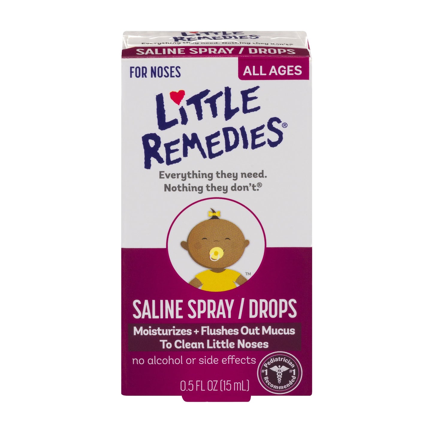 LITTLE NOSES SALINE SPRAY/DROPS .5 OZ