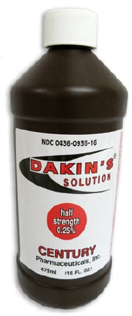 DAKINS SOLUTION .25% 16 OZ