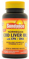 NORWEGIAN COD LIVER OIL SOFTGEL 100 SUNDANCE