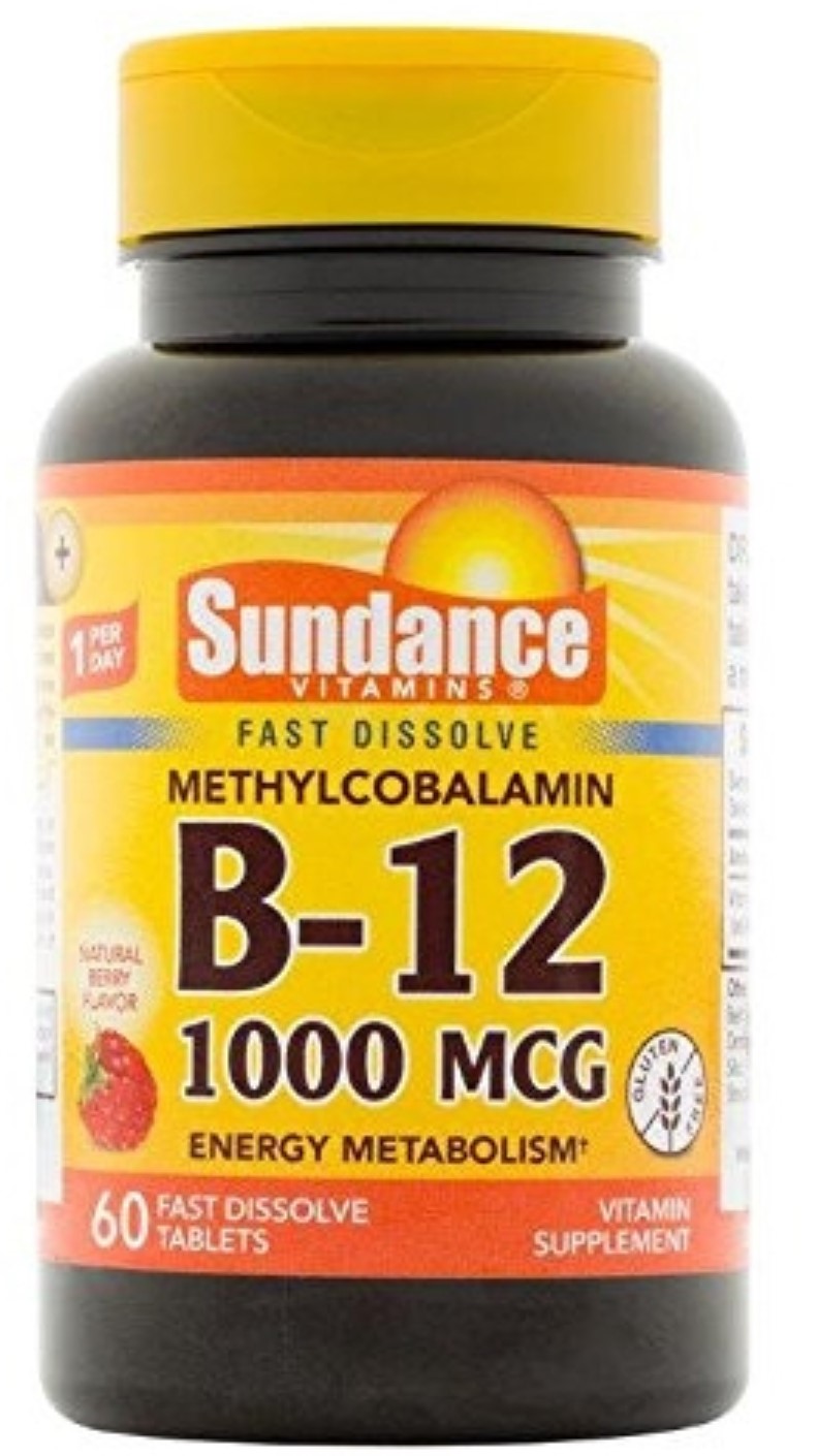 VITAMIN B-12 FD TAB 1000 MCG W/METHYL 60 SUND