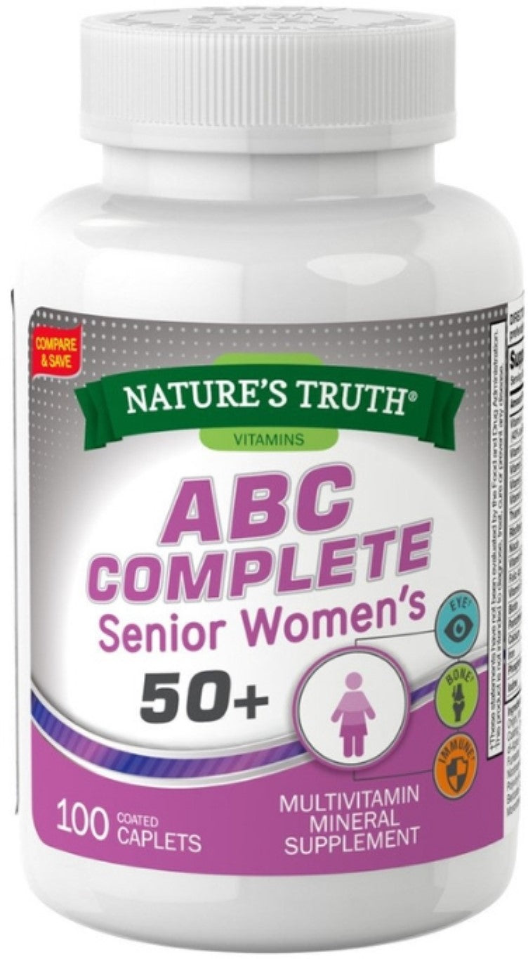 ABC COMPLETE WOMEN SENIOR 50+ MULTI TAB 100NT