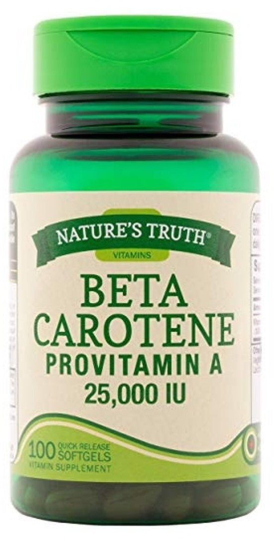 BETA CAROTINE 25000 IU/VIT A SOFTGEL 100 NT