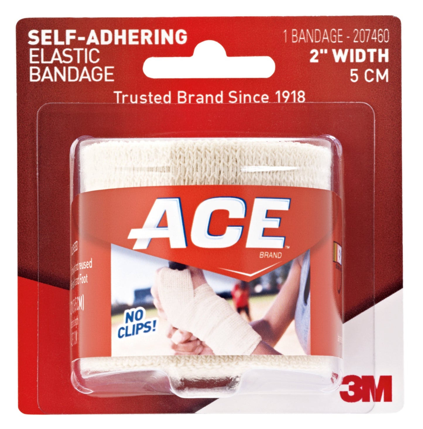 BANDAGE ELASTIC SELF-ADHERING BGE 2" X 5' ACE