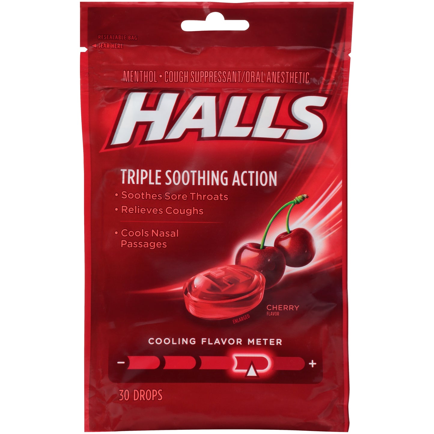 HALLS CHERRY BAG 30