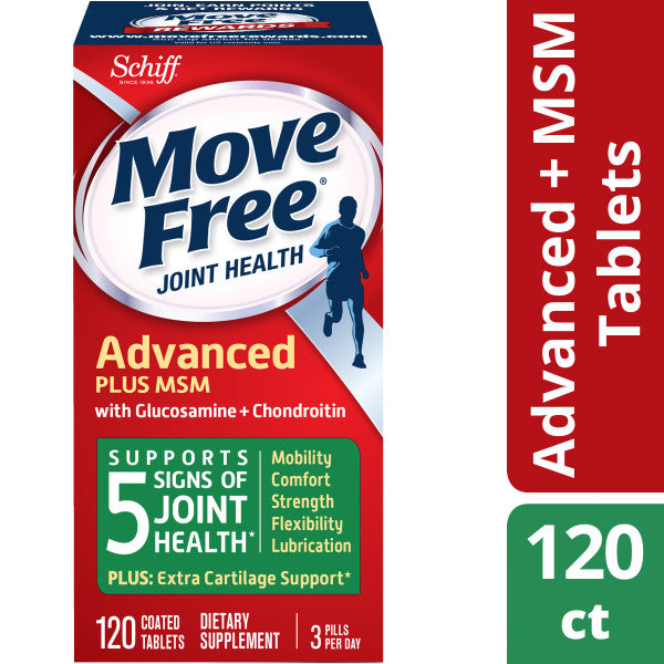 MOVE FREE ADVANCED PLUS MSM TAB 120