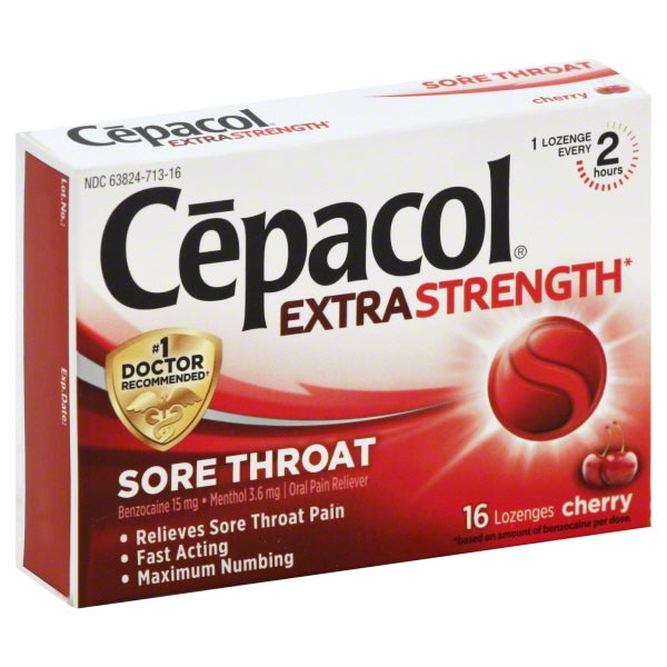 CEPACOL MAX NUMBING CHERRY 16