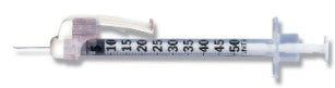 BD SYR SAFETYGLIDE TUBER 1CC 27G X 1/2" 100