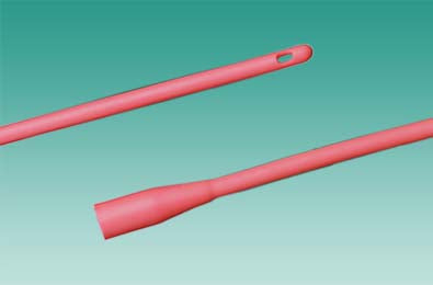 CATHETER INT RED RUBBER ALL PUR 16" 14FR CS12