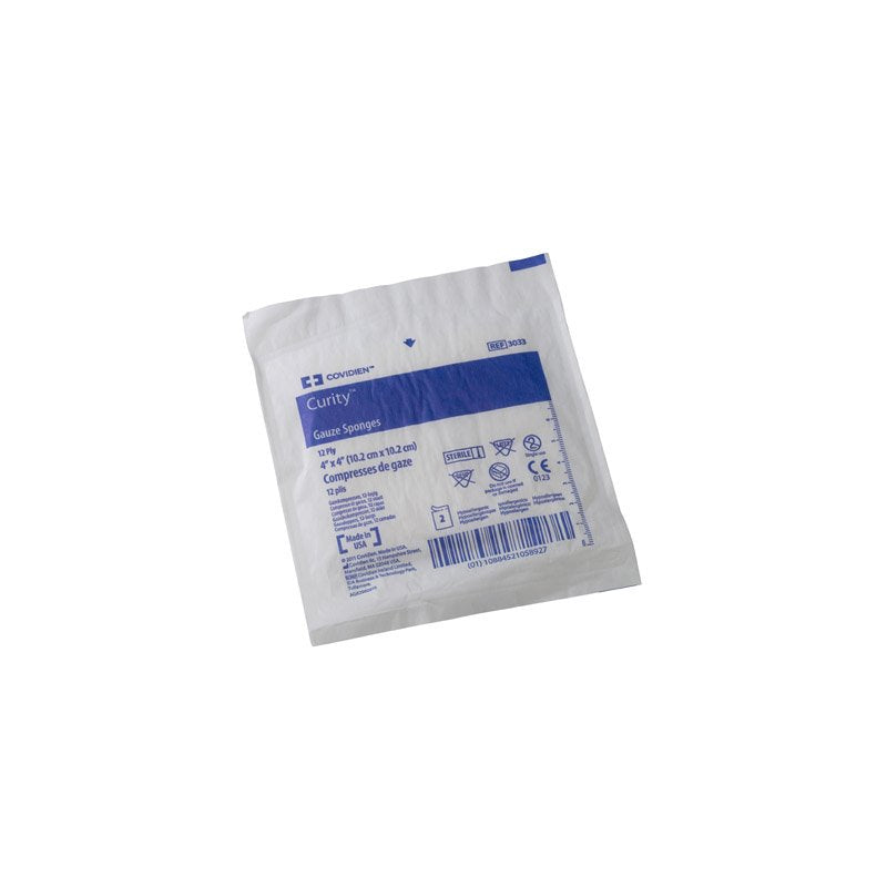 CURITY GAUZE SPONGE 12 PLY ST 4 X 4" 2'S (50)
