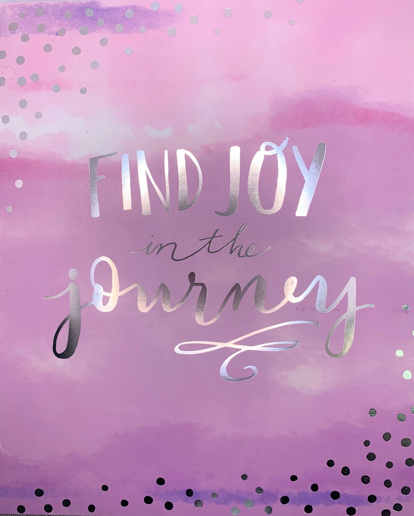 SILVER LINING 2-POCKET FOLDER W/FOIL ACCENTS