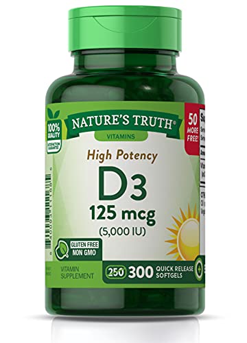 VITAMIN D3 SOFTGEL 5000 IU 300 NT