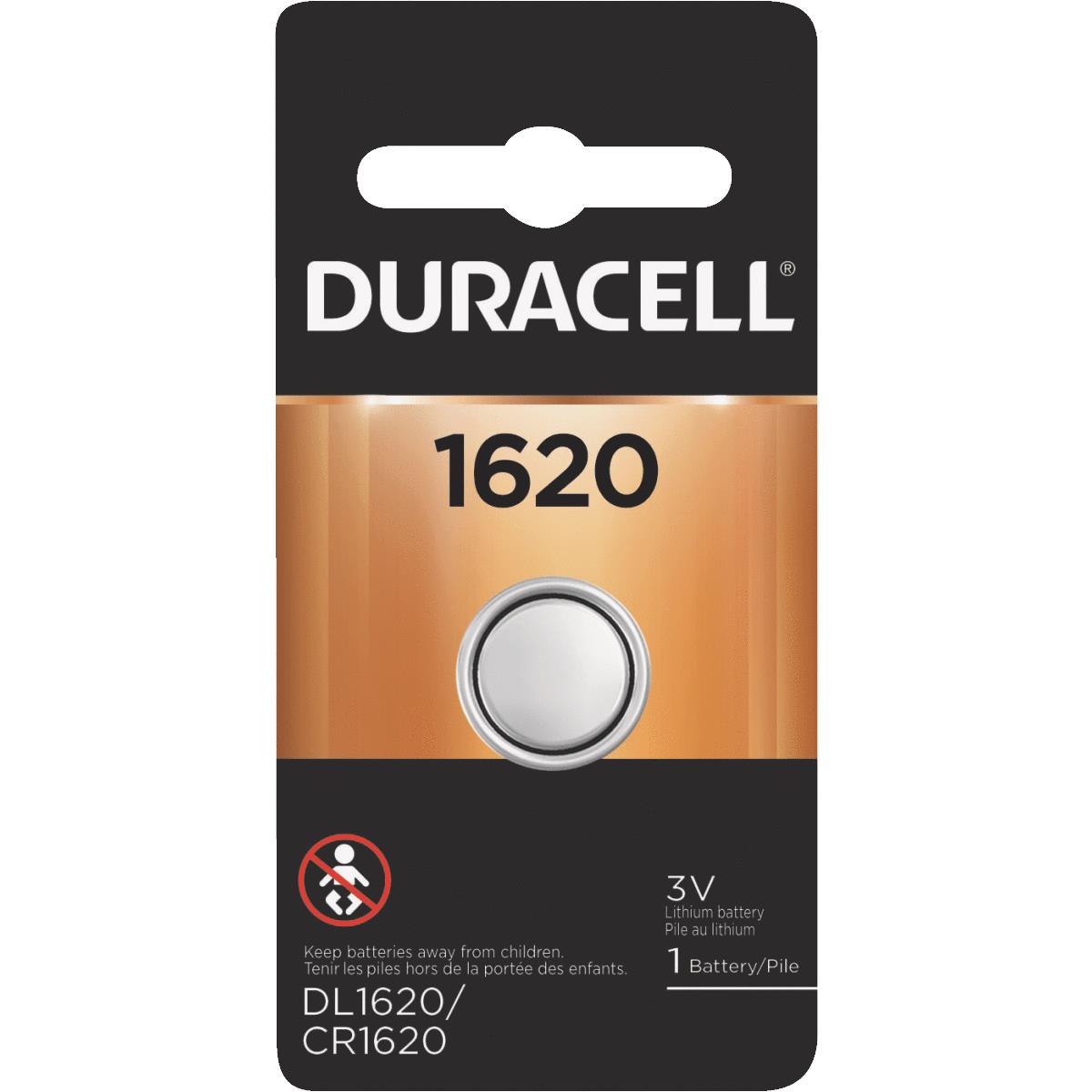 DURACELL BATT 3 VOLT LITHIUM DL 1620BPK