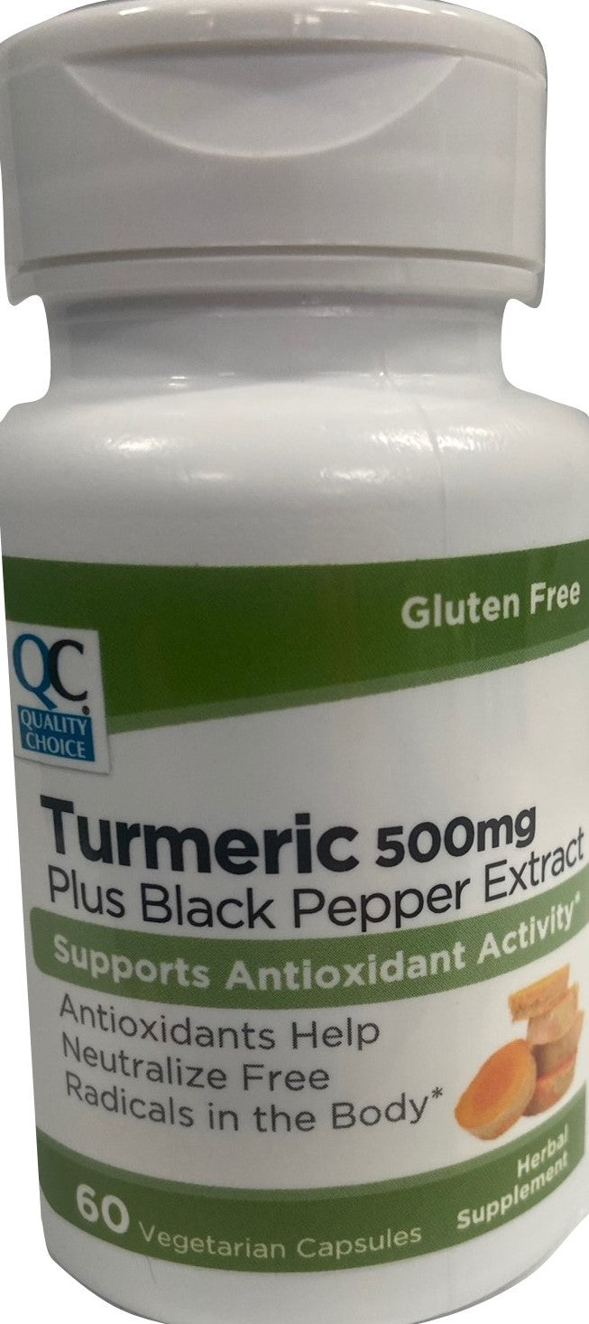 QC TURMERIC W/ BLACK PEPPER 60