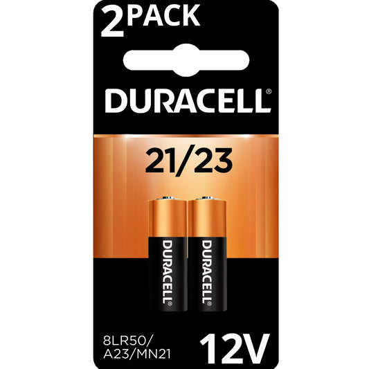 DURACELL BATTERY 12 VOLT 21/23 (2)#MN21B2PK09