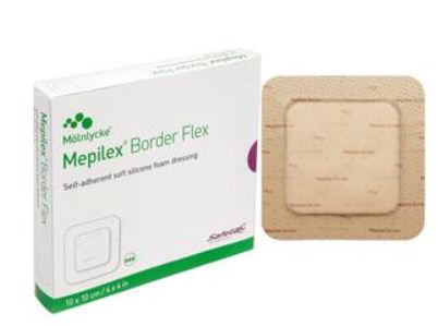 MEPILEX BORDER FLEX FOAM 4X4" BX/5