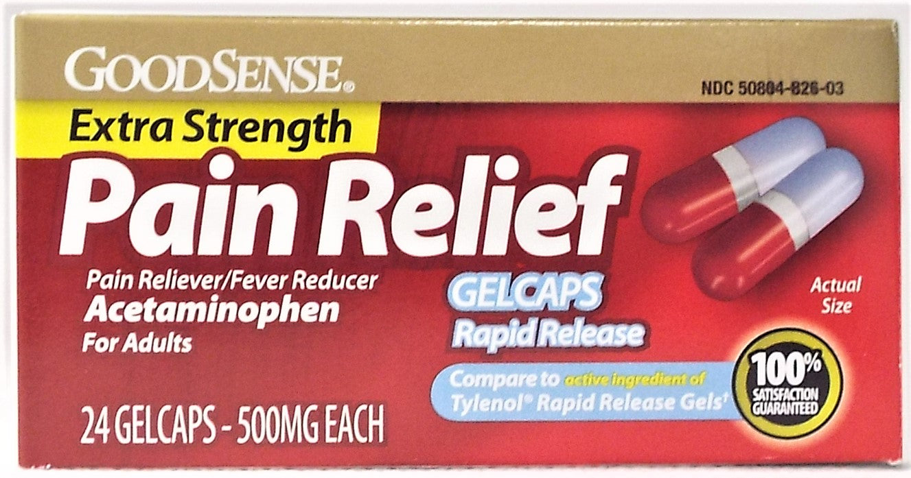 GS APAP X-STR GELCAPS 500 MG 24