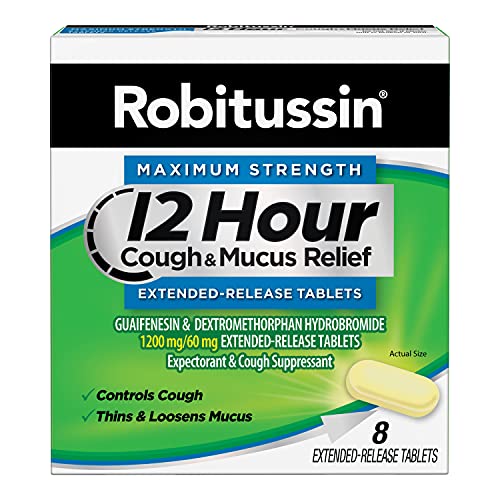 ROBITUSSIN 12 HOUR COUGH/MUCUS RELIEF TAB 8