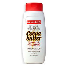 COCOA BUTTER LOTION W/ALOE 16 OZ FRUIT/EARTH
