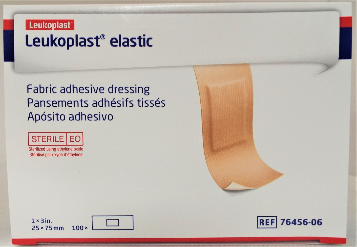 LEUKOPLAST BANDAGE ADH STRIP 1X3" BX/100