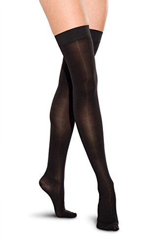 THIGH HIGH 20-30 MEN/WOMEN OT BLACK MD TF