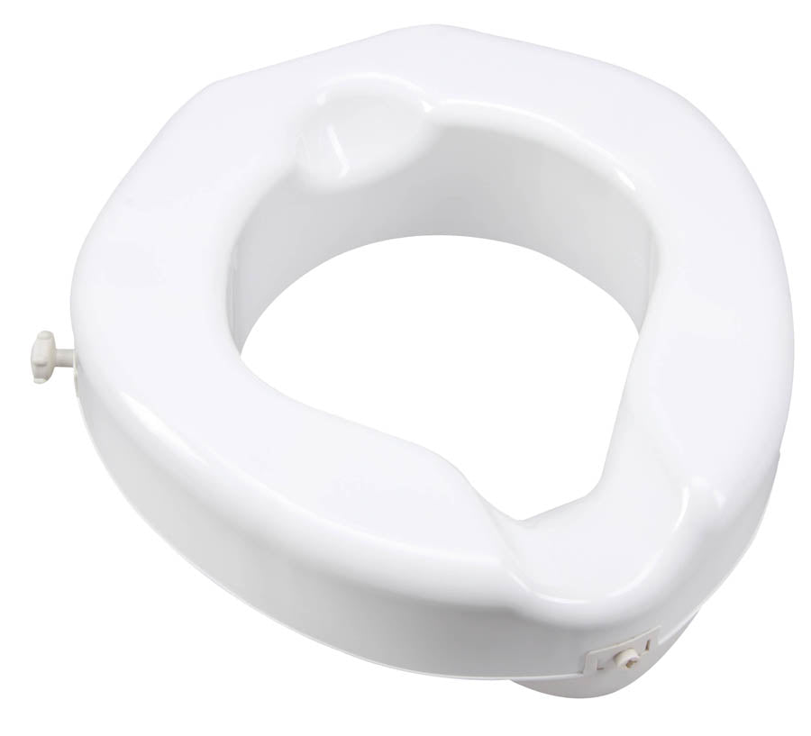 TOILET SEAT RAISED SAFE LOCK 500LB