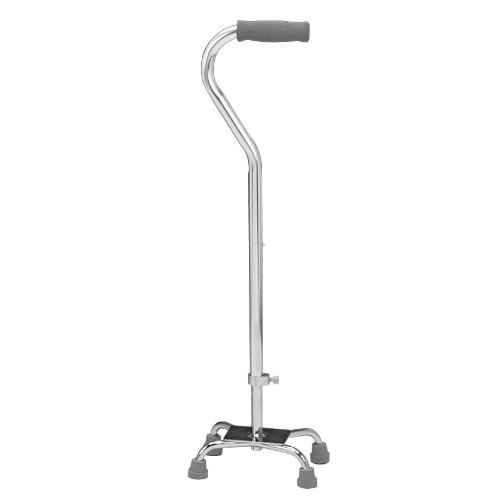 CANE QUAD SM BASE OFFSET CUSHION SILVER