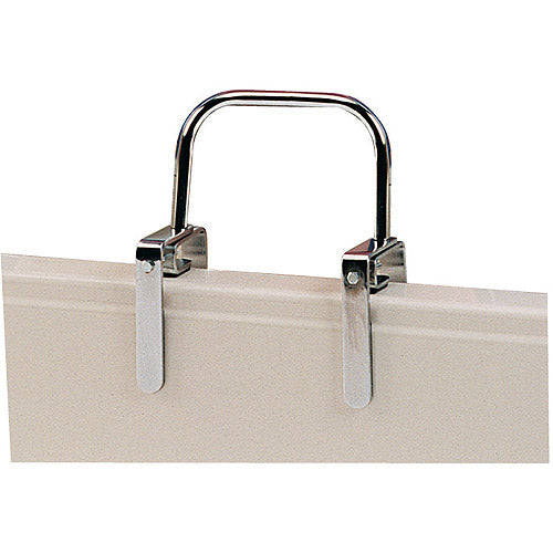 BATHTUB RAIL SINGLE CHROME 7" HIGH