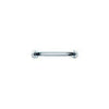 GRAB BAR WALL MOUNT STEEL TEXTURED 16"