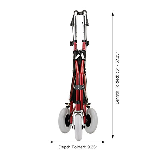 WALKER 3 WH HAND BRAKE TRAVEL 250 LB RED