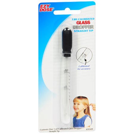 MEDICINE DROPPER GLASS STRAIGHT 1 ML