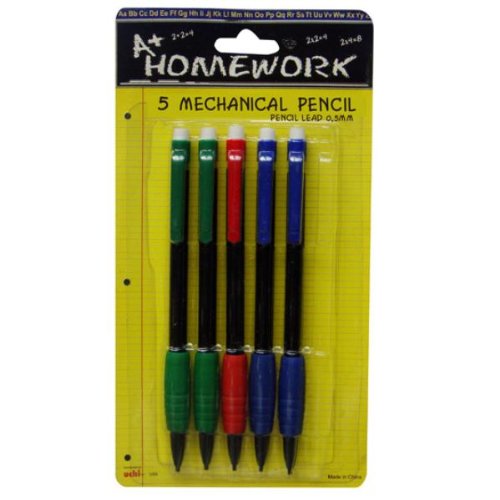 MECHANICAL PENCIL 5 MM 5 PACK