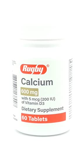 CALCIUM CARBONATE TAB 600MG + VIT D 200IU 60