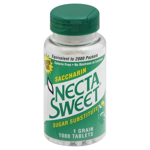 SACCHARIN TAB 1 GM 1000 NECTA SWEET