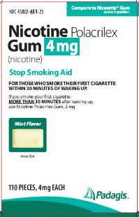 NICOTINE GUM STARTER KIT 4 MG 110 MINT PADAGI