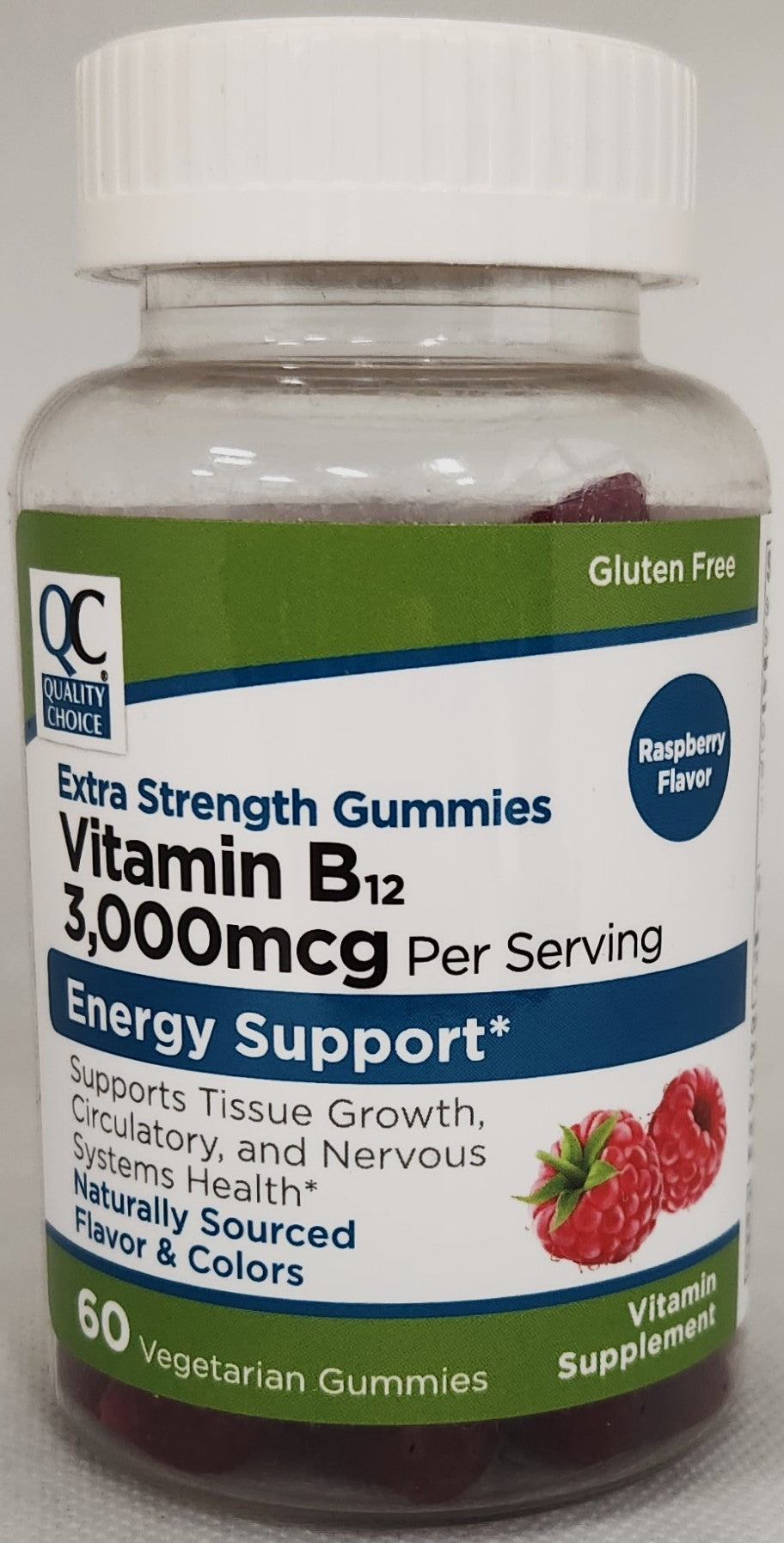 QC VITAMIN B12 GUMMIES 3000 MCG 60