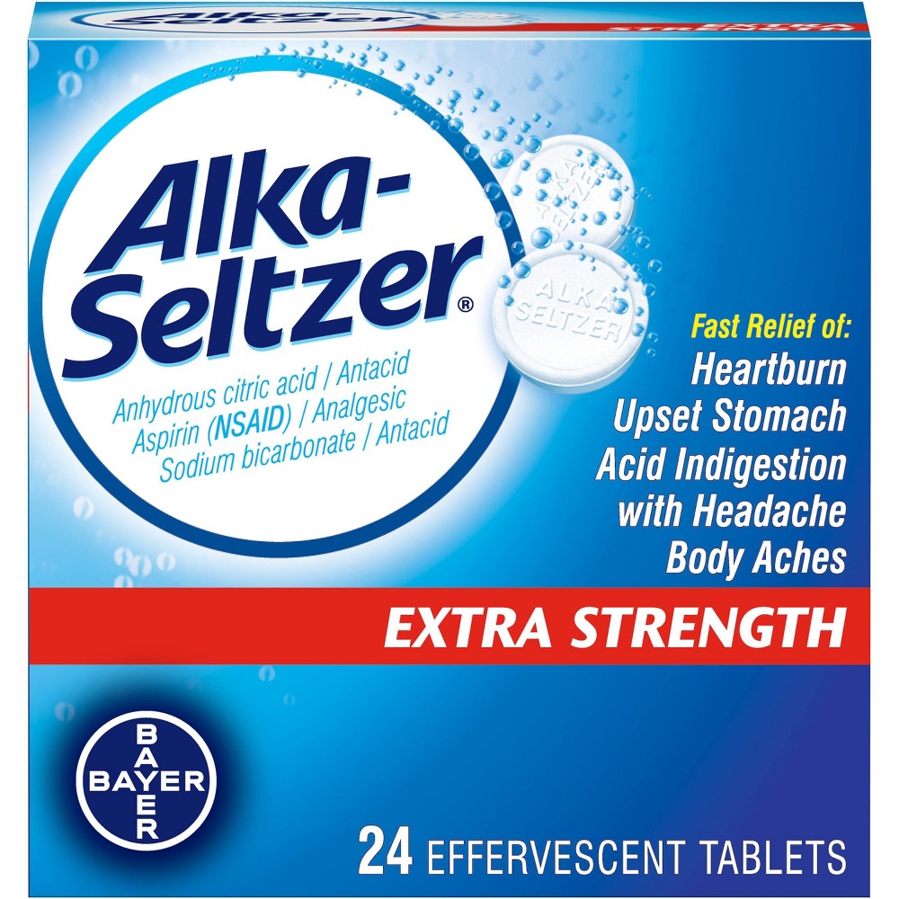 ALKA SELTZER TAB EXTRA STRENGTH 24