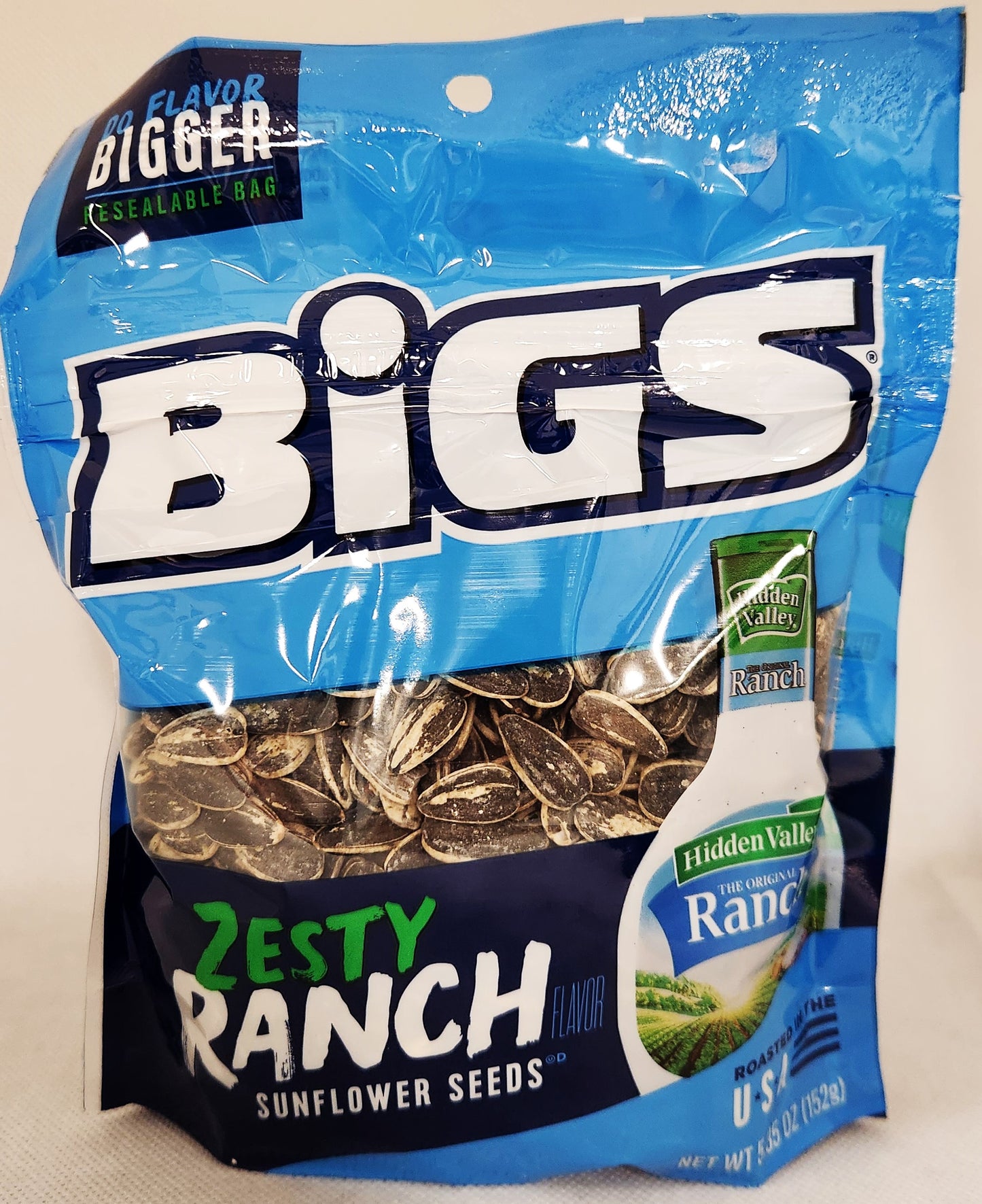 BIGS SUNFLOWER SEEDS H/VAL ZESTY RANCH 5.35OZ