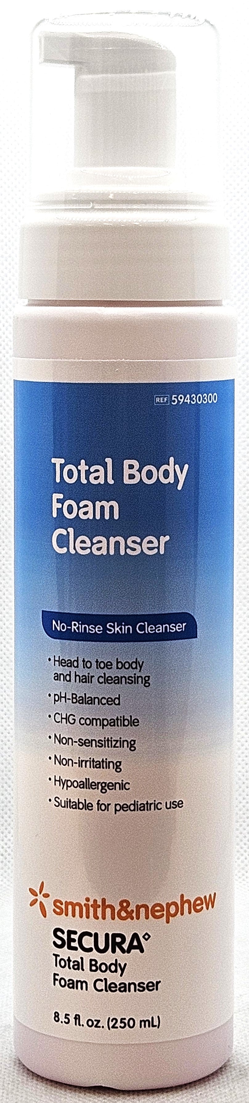 SECURA TOTAL BODY FOAM CLEANSER 8.5 OZ