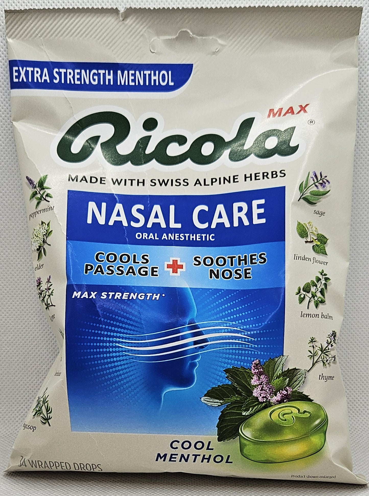 RICOLA MAX NASAL CARE COOL MENTHOL 34