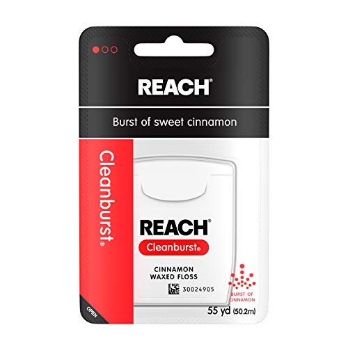 REACH DENTAL FLOSS MEDIUM 55 YD WAX CINNAMON