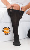 KNEE HIGH 15-20 CORE SPUN BLK LG TF