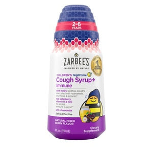 ZARBEES CHILDREN NT COUGH + IMMUNE BERRY 4 OZ
