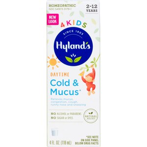 HYLANDS NAT KIDS COUGH & MUCUS D/TIME GRP 4OZ