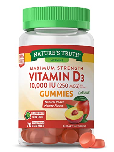 VIT D3 GUMMIES 10,000 MG 70 NT