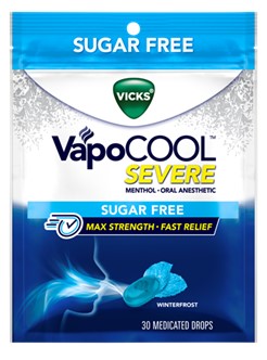 VICKS VAPOCOOL DROPS SF MENTHOL 30