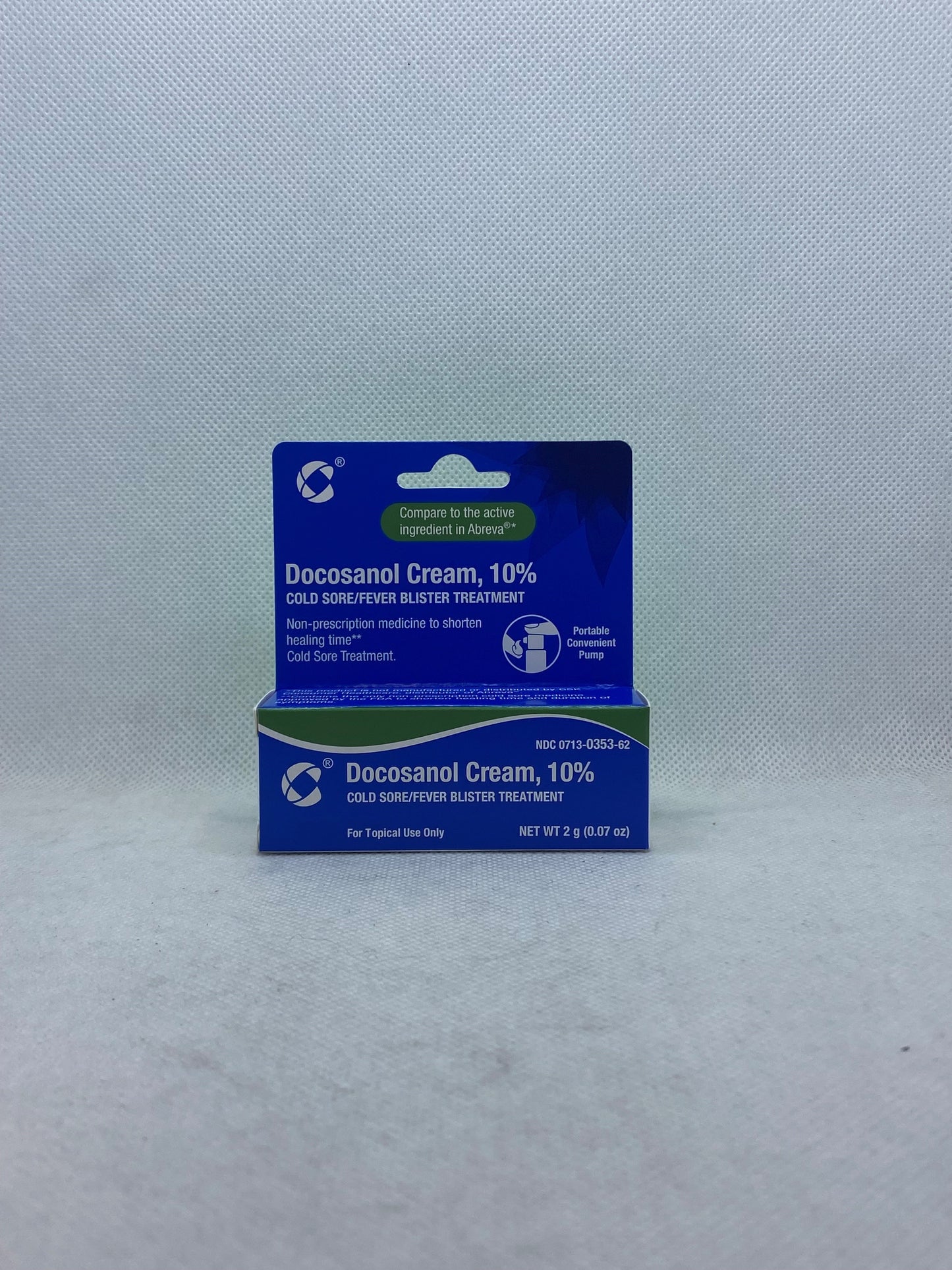 DOCOSANOL CREAM 10% PUMP 2 GM (OTC) COSSETTE