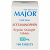 ACETAMINOPHEN TAB 325 MG 10X10 U/D MAJOR
